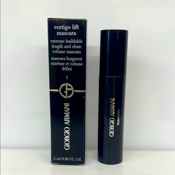 Giorgio Armani Other - Giorgio Armani Vertigo Lift Mascara in Black Sample Size